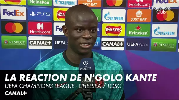 N'Golo Kanté au micro de CANAL+ après Chelsea / Lille - UEFA Champions League