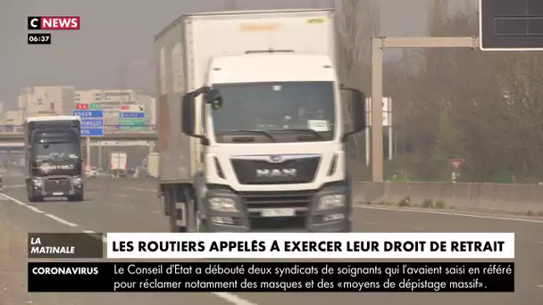 Les routiers appelés à exercer leur droit de retrait