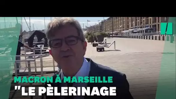 Emmanuel Macron à Marseille, "insupportablement monarchique" pour Jean-Luc Mélenchon