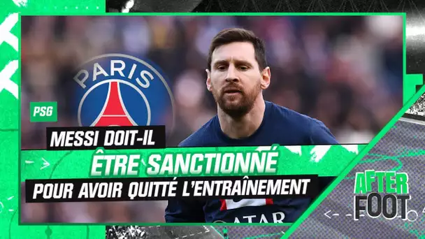 PSG : Messi doit-il être sanctionné après avoir quitté l’entraînement prématurément ?