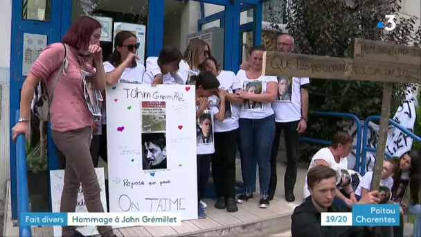 Châtellerault : marche blanche suite au meurtre de John Grémillet