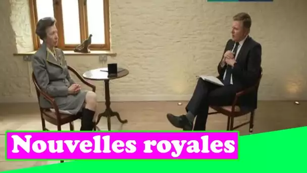 La princesse Anne enfreint la règle royale non écrite lors de la première interview depuis la mort d