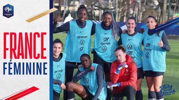 Entraînement avant France-Brésil I FFF 2022