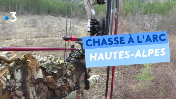 Chasse : un arc et des flèches dans les Hautes-Alpes