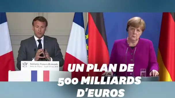 L’annonce du plan de relance de Merkel et Macron pour l’Europe