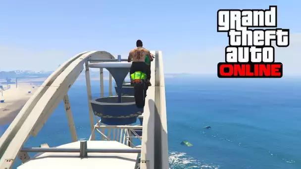 GTA 5 - FAIRE LE PLUS BEAU STUNT DE TOUT LES TEMPS EN ONLINE