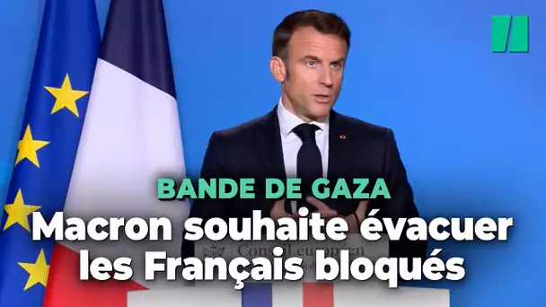 Les ressortissants français de la bande de Gaza vont être évacués promet Macron