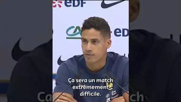 🇫🇷🗨️ Raphaël Varane : "Ne pas tomber dans ce piège"