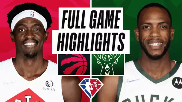 RAPTORS at BUCKS | FULL GAME HIGHLIGHTS | January 5, 2022