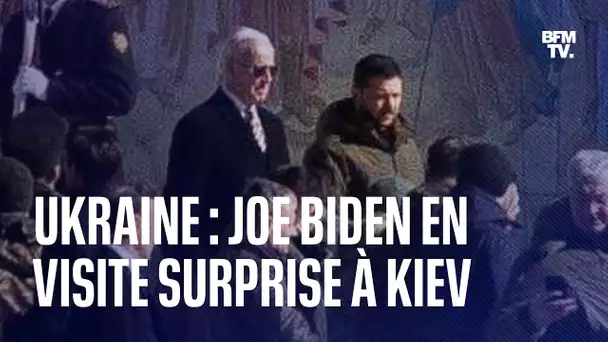 Ukraine: Biden est en visite surprise à Kiev aux côtés de Zelensky