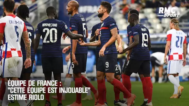 Équipe de France : "Cette équipe est injouable" estime Riolo