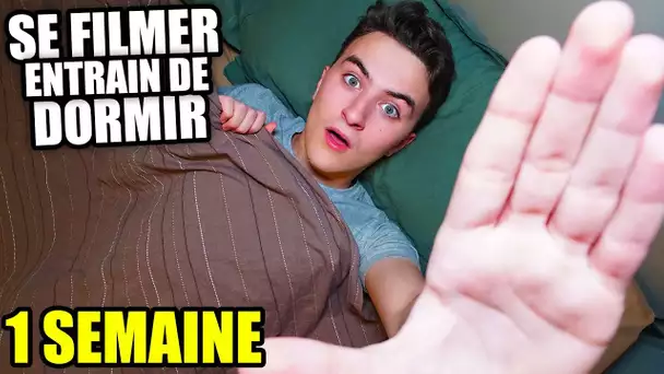 JE ME SUIS FILMÉ EN TRAIN DE DORMIR PENDANT 1 SEMAINE | HugoPOSAY