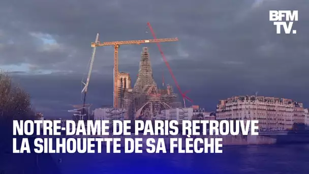 La cathédrale Notre-Dame de Paris retrouve la silhouette de sa flèche