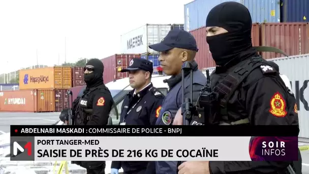 Port de Tanger Med : saisie de près de 216 kg de cocaïne