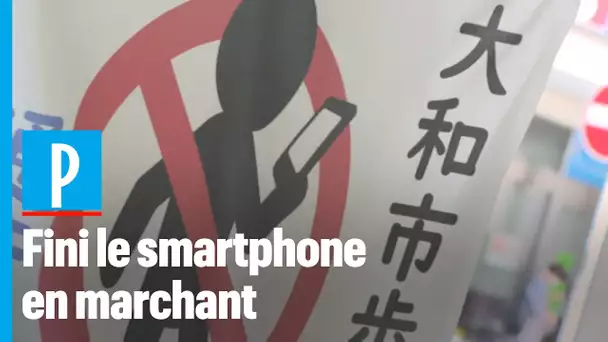Une ville japonaise interdit l’usage du smartphone en marchant