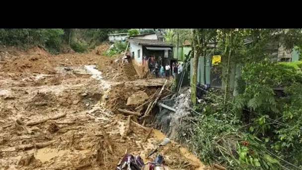 Au Brésil, le bilan humain des glissements de terrain augmente à 44 morts