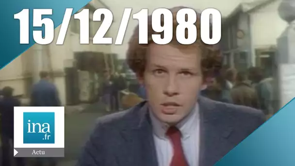 20h Antenne 2 du 15 décembre 1980 - Hausse du prix de l'essence | Archive INA