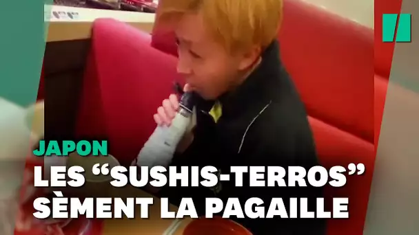 Au Japon, ces vidéos virales dans des restaurants de sushi sèment la zizanie
