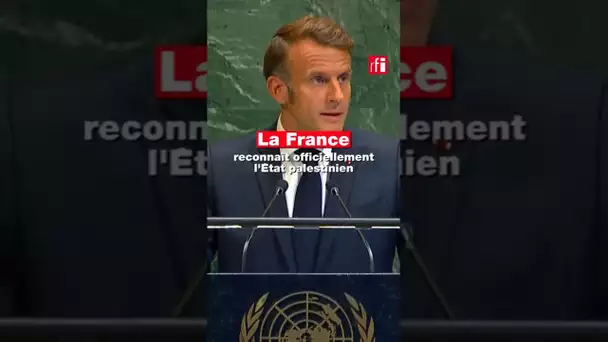 E. Macron : "Je déclare que la France reconnait aujourd'hui l'Etat de Palestine" #palestine #france