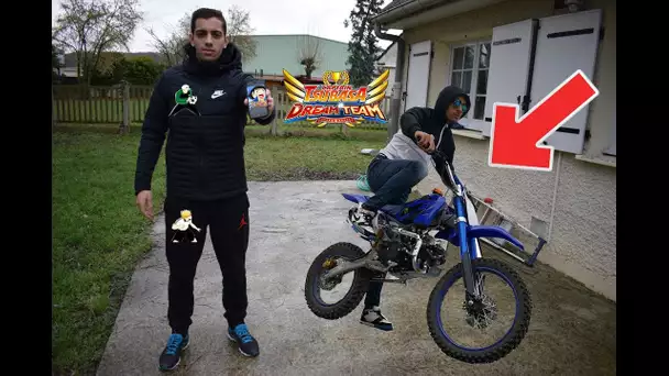 JE LUI OFFRE UNE MOTO CROSS SI IL GAGNE !! DÉFI CAPTAIN TSUBASA DREAM TEAM