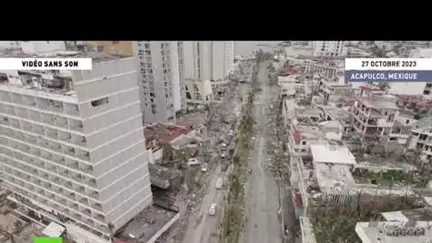 🇲🇽  Mexique : des images de drone révèlent la dévastation causée par l'ouragan Otis