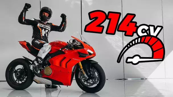 J'ESSAYE UNE DUCATI DE 214CV ! 🏍