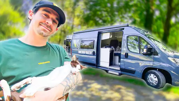 L'AVENTURE EN VAN COMMENCE ! (j'emmène mon chat)