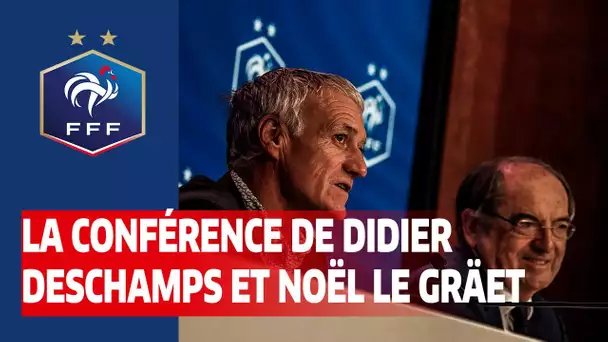 Conférence de presse de Noël Le Graët et Didier Deschamps à 16h00 !