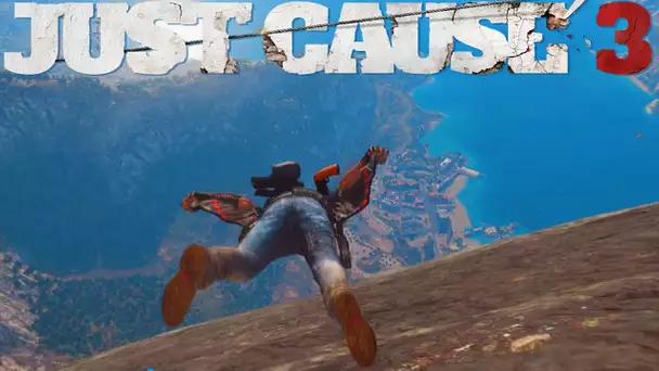 EPIC JUST CAUSE 3 WINGSUIT STUNT MONTAGE !