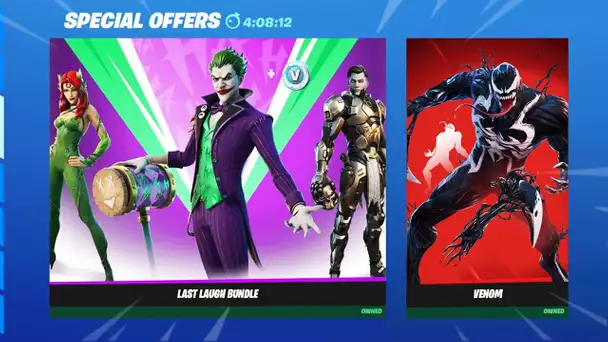 COMMENT AVOIR LE PACK "DERNIER RIRE" SUR FORTNITE ! (JOKER, MIDAS, POISON IVY + 1000 V-BUCKS ...)