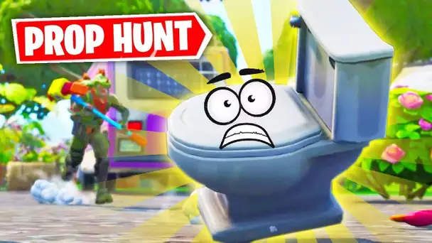 Se cacher en toilettes ?!? | Prop Hunt Fortnite