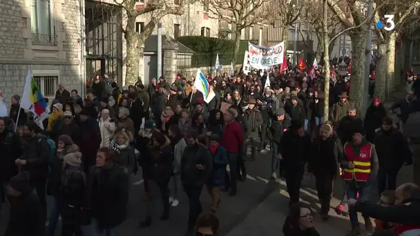 Besançon : 2.600 personnes à la manifestation contre la réforme des retraites