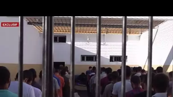 Reportage EXCLUSIF dans la prison de haute sécurité de Guernada en LIBYE