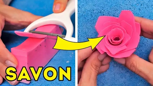 17 ASTUCES ET CRÉATIONS DIY COOLS AVEC DU SAVON