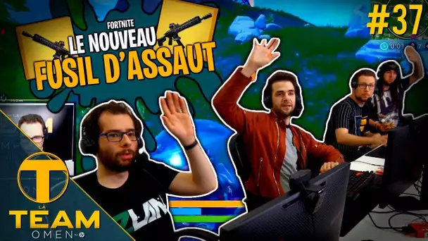 Quand La Team découvre le nouveau FUSIL D'ASSAUT TACTIQUE sur Fortnite Battle Royale !