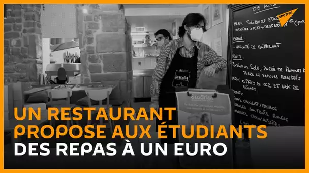 Le restaurant Le Reflet à Paris lance des repas à un euro pour les étudiants