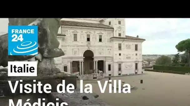 Italie : visite guidée de la Villa Médicis à Rome • FRANCE 24
