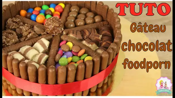 ♡• RECETTE GÂTEAU CHOCOLAT FOODPORN - KINDER BUENO M&M'S SMARTIE'S - CHOCOLATE CAKE RECIPE •♡