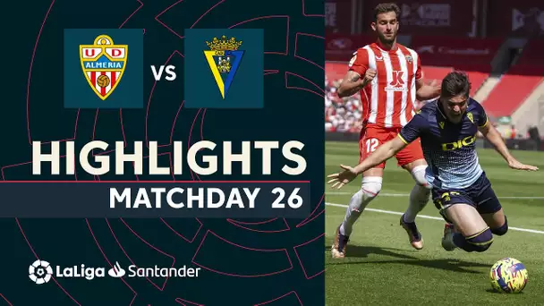 Resumen de UD Almería vs Cádiz CF (1-1)