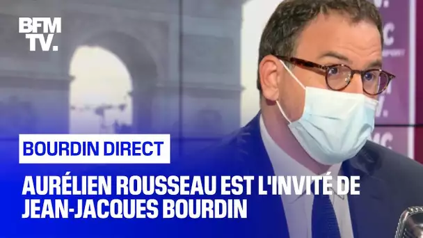 Aurélien Rousseau face à Jean-Jacques Bourdin en direct