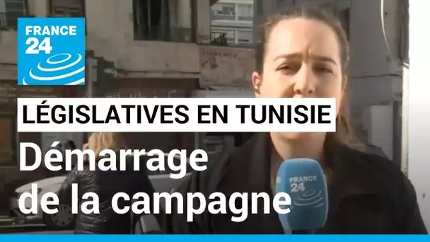 Élections législatives en Tunisie : démarrage officiel de la campagne électorale • FRANCE 24