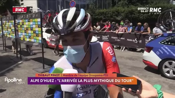 Thibaut Pinot: "L'Alpe-d'Huez, c'est l'arrivée la plus mythique du Tour de France"