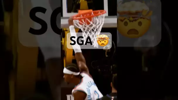 Shai Gilgeous-Alexander with the SPIN & EMPHATIC SLAM! 😤| #Shorts