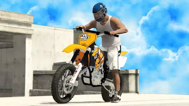 GTA 5 - UNE JOURNEE EN MOTOCROSS ! KTM DUKE 450cc