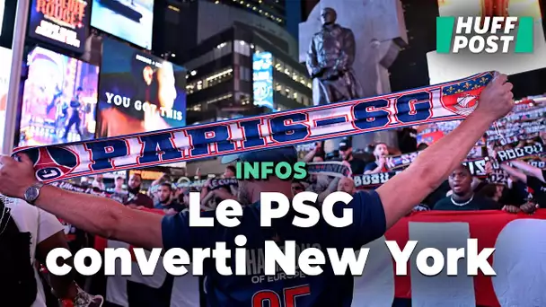 Les supporters du PSG ont mis l’ambiance à New York