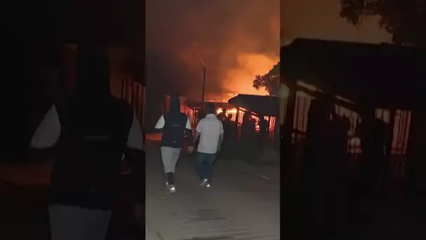 Les images impressionnantes des incendies au Chili