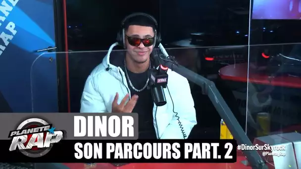 Dinor - Son parcours 2ème partie : Ninho, la laverie, ses premiers freestyles... #PlanèteRap