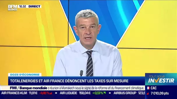 Doze d'économie : TotalEnergies et Air France dénoncent les taxes sur mesure
