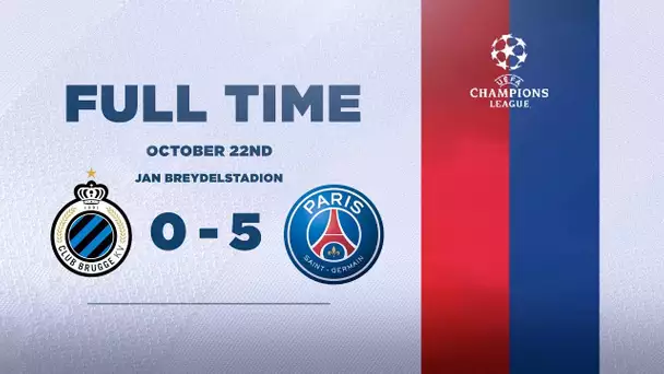 CLUB BRUGGE 0-5 PARIS SAINT-GERMAIN