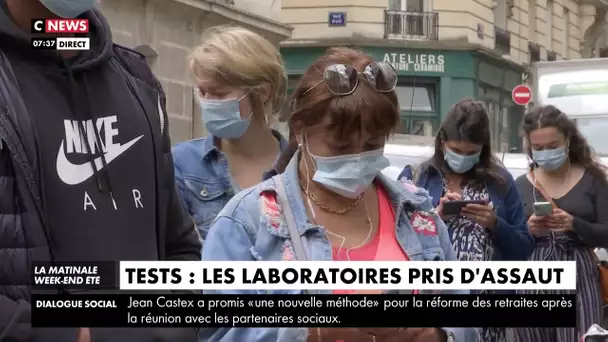 Tests : les laboratoires pris d’assaut